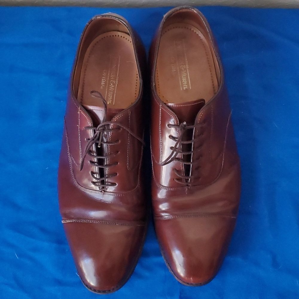Johnston & Murphy Cap Toe Lace-Up Dress Shoe size 10